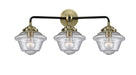 Innovations - 284-3W-BAB-G534-LED - LED Bath Vanity - Nouveau - Black Antique Brass