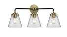 Innovations - 284-3W-BAB-G62-LED - LED Bath Vanity - Nouveau - Black Antique Brass