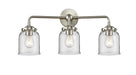 Innovations - 284-3W-SN-G52 - Three Light Bath Vanity - Nouveau - Brushed Satin Nickel