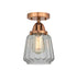 Innovations - 288-1C-AC-G142 - One Light Semi-Flush Mount - Nouveau 2 - Antique Copper