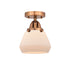 Innovations - 288-1C-AC-G171 - One Light Semi-Flush Mount - Nouveau 2 - Antique Copper