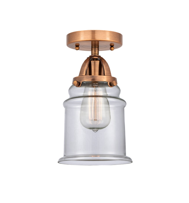 Innovations - 288-1C-AC-G182 - One Light Semi-Flush Mount - Nouveau 2 - Antique Copper