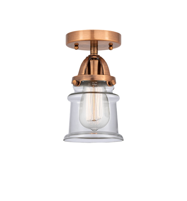 Innovations - 288-1C-AC-G182S - One Light Semi-Flush Mount - Nouveau 2 - Antique Copper