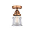 Innovations - 288-1C-AC-G182S - One Light Semi-Flush Mount - Nouveau 2 - Antique Copper