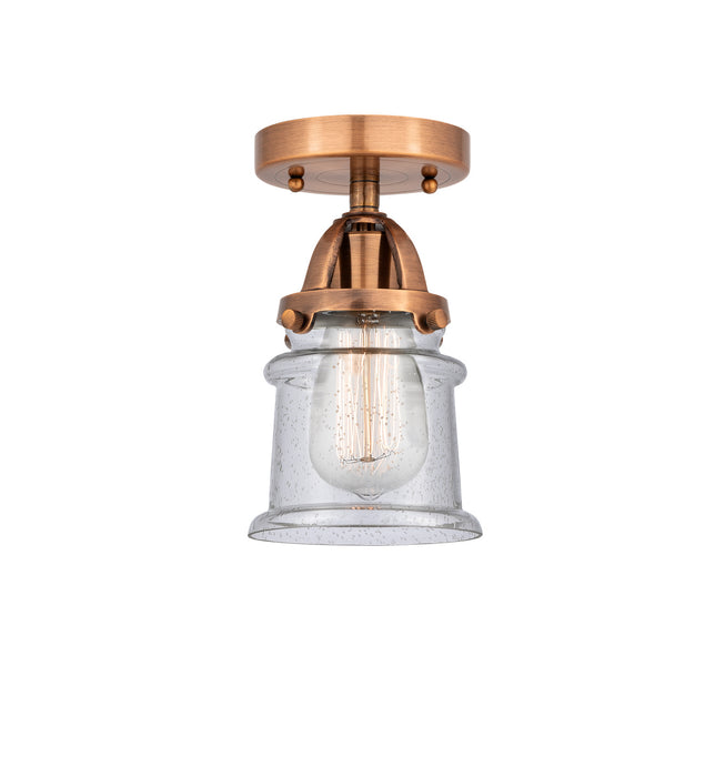 Innovations - 288-1C-AC-G184S - One Light Semi-Flush Mount - Nouveau 2 - Antique Copper