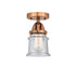 Innovations - 288-1C-AC-G184S - One Light Semi-Flush Mount - Nouveau 2 - Antique Copper