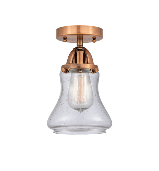 Innovations - 288-1C-AC-G194 - One Light Semi-Flush Mount - Nouveau 2 - Antique Copper