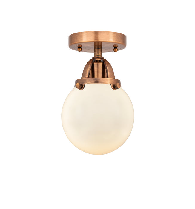 Innovations - 288-1C-AC-G201-6 - One Light Semi-Flush Mount - Nouveau 2 - Antique Copper