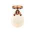 Innovations - 288-1C-AC-G201-6 - One Light Semi-Flush Mount - Nouveau 2 - Antique Copper