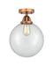 Innovations - 288-1C-AC-G202-10 - One Light Semi-Flush Mount - Nouveau 2 - Antique Copper