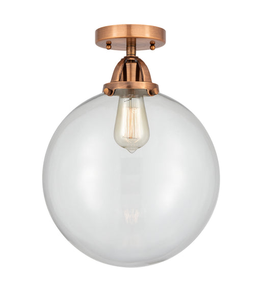 Innovations - 288-1C-AC-G202-12-LED - LED Semi-Flush Mount - Nouveau 2 - Antique Copper