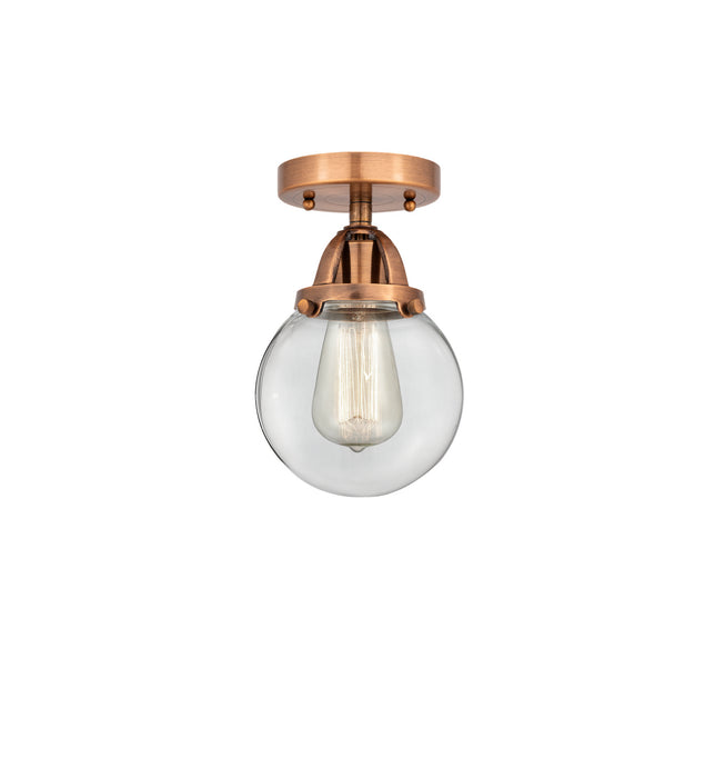 Innovations - 288-1C-AC-G202-6-LED - LED Semi-Flush Mount - Nouveau 2 - Antique Copper