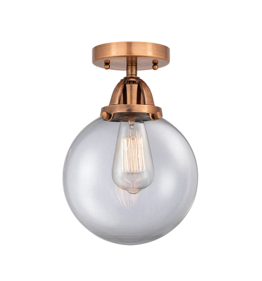 Innovations - 288-1C-AC-G202-8-LED - LED Semi-Flush Mount - Nouveau 2 - Antique Copper