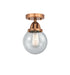 Innovations - 288-1C-AC-G204-6-LED - LED Semi-Flush Mount - Nouveau 2 - Antique Copper