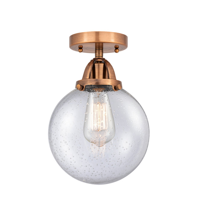 Innovations - 288-1C-AC-G204-8-LED - LED Semi-Flush Mount - Nouveau 2 - Antique Copper