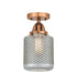 Innovations - 288-1C-AC-G262-LED - LED Semi-Flush Mount - Nouveau 2 - Antique Copper