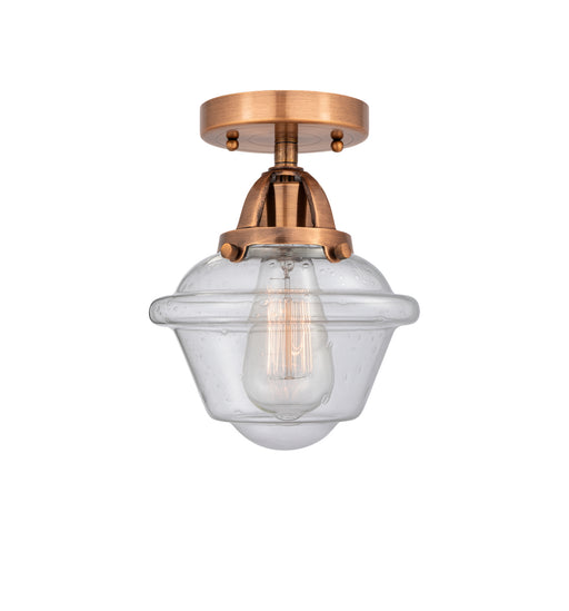Innovations - 288-1C-AC-G534 - One Light Semi-Flush Mount - Nouveau 2 - Antique Copper
