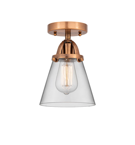 Innovations - 288-1C-AC-G62 - One Light Semi-Flush Mount - Nouveau 2 - Antique Copper