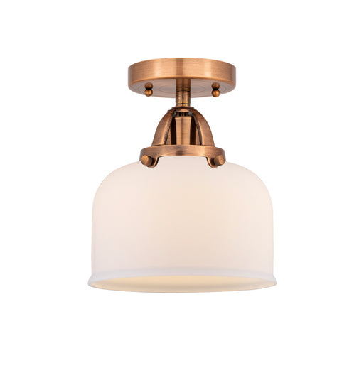 Innovations - 288-1C-AC-G71 - One Light Semi-Flush Mount - Nouveau 2 - Antique Copper