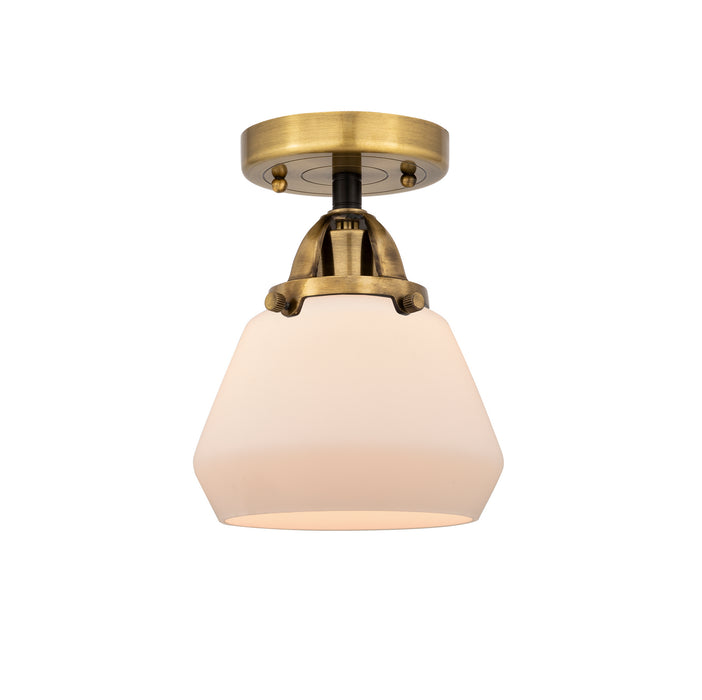 Innovations - 288-1C-BAB-G171 - One Light Semi-Flush Mount - Nouveau 2 - Black Antique Brass