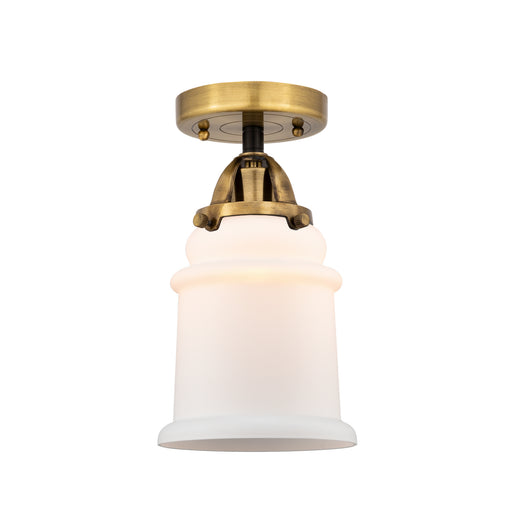 Innovations - 288-1C-BAB-G181 - One Light Semi-Flush Mount - Nouveau 2 - Black Antique Brass