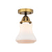 Innovations - 288-1C-BAB-G191-LED - LED Semi-Flush Mount - Nouveau 2 - Black Antique Brass