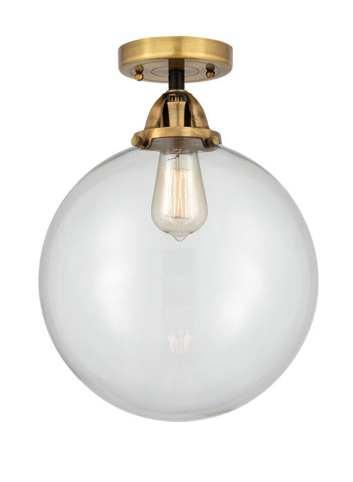 Innovations - 288-1C-BAB-G202-12 - One Light Semi-Flush Mount - Nouveau 2 - Black Antique Brass