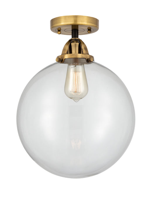 Innovations - 288-1C-BAB-G202-12 - One Light Semi-Flush Mount - Nouveau 2 - Black Antique Brass