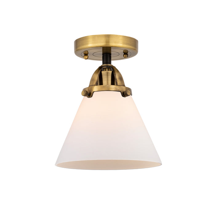 Innovations - 288-1C-BAB-G41 - One Light Semi-Flush Mount - Nouveau 2 - Black Antique Brass