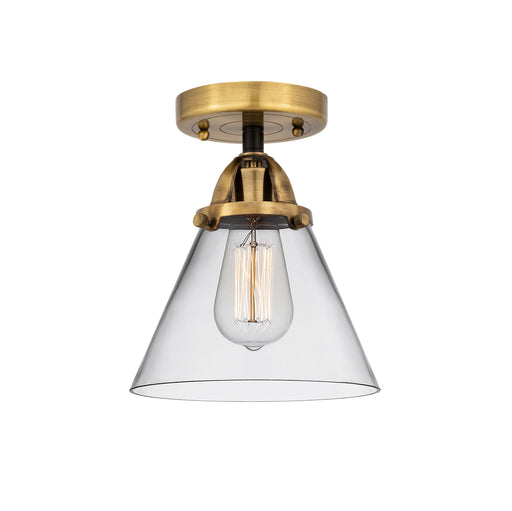 Innovations - 288-1C-BAB-G42 - One Light Semi-Flush Mount - Nouveau 2 - Black Antique Brass