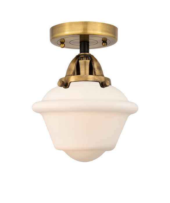 Innovations - 288-1C-BAB-G531 - One Light Semi-Flush Mount - Nouveau 2 - Black Antique Brass