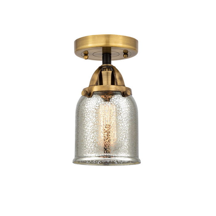 Innovations - 288-1C-BAB-G58 - One Light Semi-Flush Mount - Nouveau 2 - Black Antique Brass