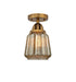 Innovations - 288-1C-BB-G146 - One Light Semi-Flush Mount - Nouveau 2 - Brushed Brass