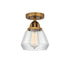 Innovations - 288-1C-BB-G172 - One Light Semi-Flush Mount - Nouveau 2 - Brushed Brass