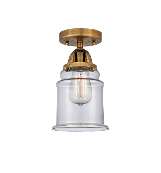 Innovations - 288-1C-BB-G182 - One Light Semi-Flush Mount - Nouveau 2 - Brushed Brass