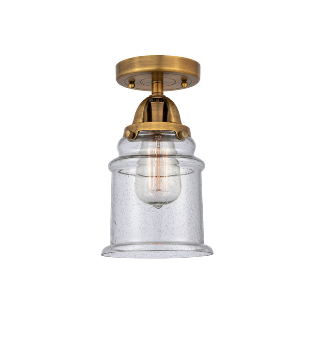 Innovations - 288-1C-BB-G184 - One Light Semi-Flush Mount - Nouveau 2 - Brushed Brass