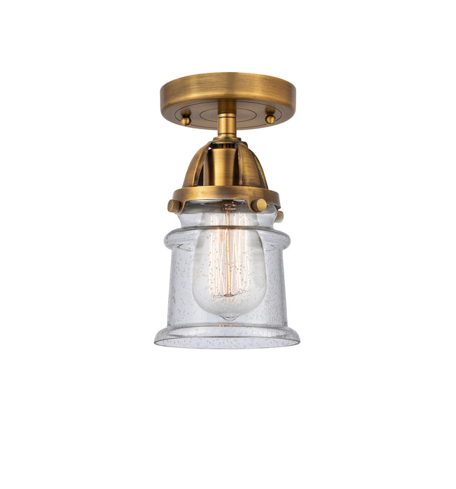 Innovations - 288-1C-BB-G184S - One Light Semi-Flush Mount - Nouveau 2 - Brushed Brass