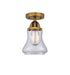 Innovations - 288-1C-BB-G192 - One Light Semi-Flush Mount - Nouveau 2 - Brushed Brass