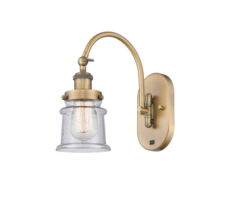 Innovations - 918-1W-BB-G184S - One Light Wall Sconce - Franklin Restoration - Brushed Brass