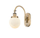 Innovations - 918-1W-BB-G201-6-LED - LED Wall Sconce - Franklin Restoration - Brushed Brass