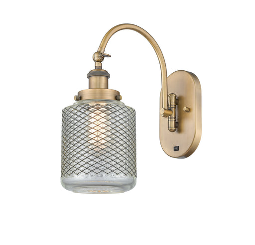 Innovations - 918-1W-BB-G262 - One Light Wall Sconce - Franklin Restoration - Brushed Brass