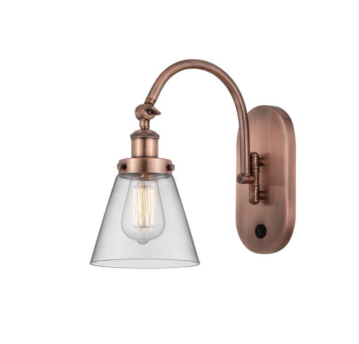 Innovations - 918-1W-AC-G62 - One Light Wall Sconce - Franklin Restoration - Antique Copper