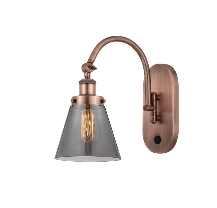 Innovations - 918-1W-AC-G63 - One Light Wall Sconce - Franklin Restoration - Antique Copper