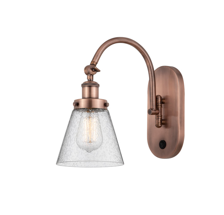Innovations - 918-1W-AC-G64 - One Light Wall Sconce - Franklin Restoration - Antique Copper