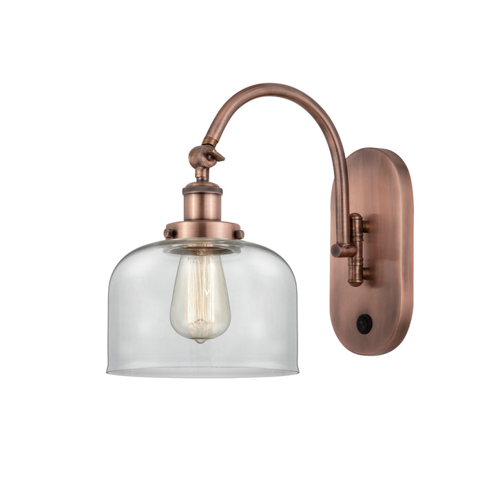 Innovations - 918-1W-AC-G72 - One Light Wall Sconce - Franklin Restoration - Antique Copper