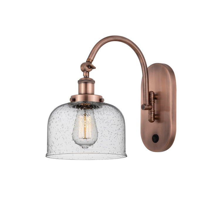 Innovations - 918-1W-AC-G74 - One Light Wall Sconce - Franklin Restoration - Antique Copper