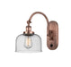 Innovations - 918-1W-AC-G74-LED - LED Wall Sconce - Franklin Restoration - Antique Copper