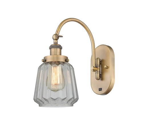 Innovations - 918-1W-BB-G142-LED - LED Wall Sconce - Franklin Restoration - Brushed Brass