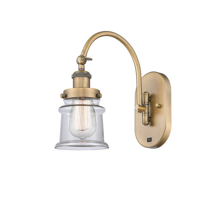 Innovations - 918-1W-BB-G182S - One Light Wall Sconce - Franklin Restoration - Brushed Brass