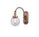 Innovations - 918-1W-AC-G204-6-LED - LED Wall Sconce - Franklin Restoration - Antique Copper